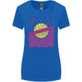 Space Revolution Universe Astronaut 60's Womens Wider Cut T-Shirt Royal Blue