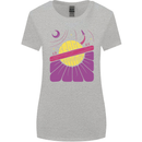 Space Revolution Universe Astronaut 60's Womens Wider Cut T-Shirt Sports Grey