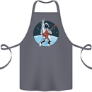 Space Rock Funny Astronaut Guitar Guitarist Cotton Apron 100% Organic Steel