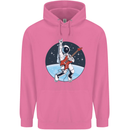 Space Rock Funny Astronaut Guitar Guitarist Mens 80% Cotton Hoodie Azelea