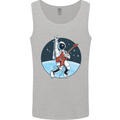 Space Rock Funny Astronaut Guitar Guitarist Mens Vest Tank Top Sports Grey