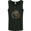 Space Ship Fantasy Boat Sailing Sailor Mens Vest Tank Top Black
