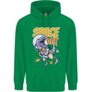 Space T-Rex Dinosaur Dino Astronaut Childrens Kids Hoodie Irish Green