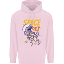 Space T-Rex Dinosaur Dino Astronaut Childrens Kids Hoodie Light Pink