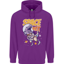 Space T-Rex Dinosaur Dino Astronaut Childrens Kids Hoodie Purple