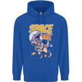 Space T-Rex Dinosaur Dino Astronaut Childrens Kids Hoodie Royal Blue