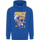 Space T-Rex Dinosaur Dino Astronaut Childrens Kids Hoodie Royal Blue