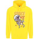 Space T-Rex Dinosaur Dino Astronaut Childrens Kids Hoodie Yellow