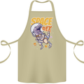 Space T-Rex Dinosaur Dino Astronaut Cotton Apron 100% Organic Khaki