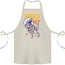 Space T-Rex Dinosaur Dino Astronaut Cotton Apron 100% Organic Natural