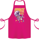 Space T-Rex Dinosaur Dino Astronaut Cotton Apron 100% Organic Pink