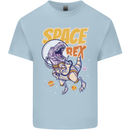 Space T-Rex Dinosaur Dino Astronaut Kids T-Shirt Childrens Light Blue