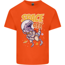 Space T-Rex Dinosaur Dino Astronaut Kids T-Shirt Childrens Orange