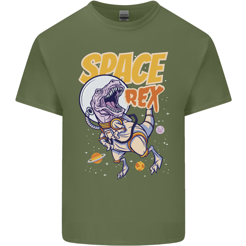 Space T-Rex Dinosaur Dino Astronaut Kids T-Shirt Childrens xx