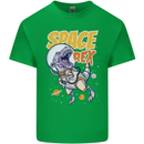 Space T-Rex Dinosaur Dino Astronaut Mens Cotton T-Shirt Tee Top Irish Green