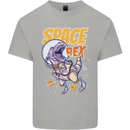 Space T-Rex Dinosaur Dino Astronaut Mens Cotton T-Shirt Tee Top Sports Grey