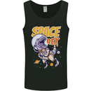 Space T-Rex Dinosaur Dino Astronaut Mens Vest Tank Top Black