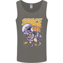 Space T-Rex Dinosaur Dino Astronaut Mens Vest Tank Top Charcoal