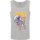 Space T-Rex Dinosaur Dino Astronaut Mens Vest Tank Top Sports Grey