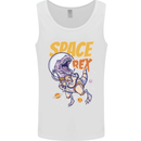 Space T-Rex Dinosaur Dino Astronaut Mens Vest Tank Top White