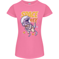 Space T-Rex Dinosaur Dino Astronaut Womens Petite Cut T-Shirt Azalea
