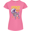 Space T-Rex Dinosaur Dino Astronaut Womens Petite Cut T-Shirt Azalea