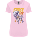 Space T-Rex Dinosaur Dino Astronaut Womens Wider Cut T-Shirt Light Pink
