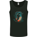 Space Traveller Astronaut Outer Planets Mens Vest Tank Top Black