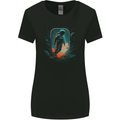Space Traveller Astronaut Outer Planets Womens Wider Cut T-Shirt Black