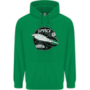 Space Trip Rocket Ship Astronaut Childrens Kids Hoodie Irish Green
