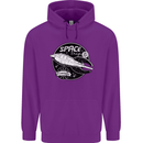 Space Trip Rocket Ship Astronaut Childrens Kids Hoodie Purple