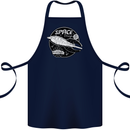 Space Trip Rocket Ship Astronaut Cotton Apron 100% Organic Navy Blue