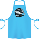 Space Trip Rocket Ship Astronaut Cotton Apron 100% Organic Turquoise