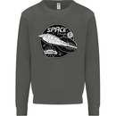 Space Trip Rocket Ship Astronaut Kids Sweatshirt Jumper Storm Grey