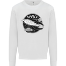 Space Trip Rocket Ship Astronaut Kids Sweatshirt Jumper White