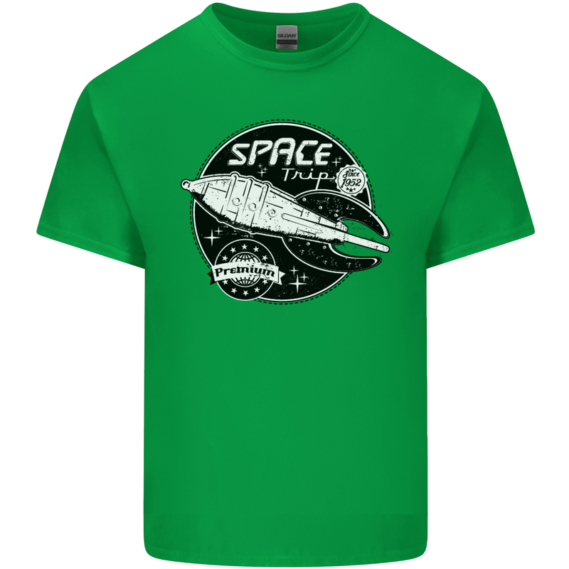 Space Trip Rocket Ship Astronaut Kids T-Shirt Childrens Irish Green