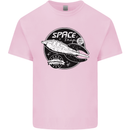 Space Trip Rocket Ship Astronaut Kids T-Shirt Childrens Light Pink