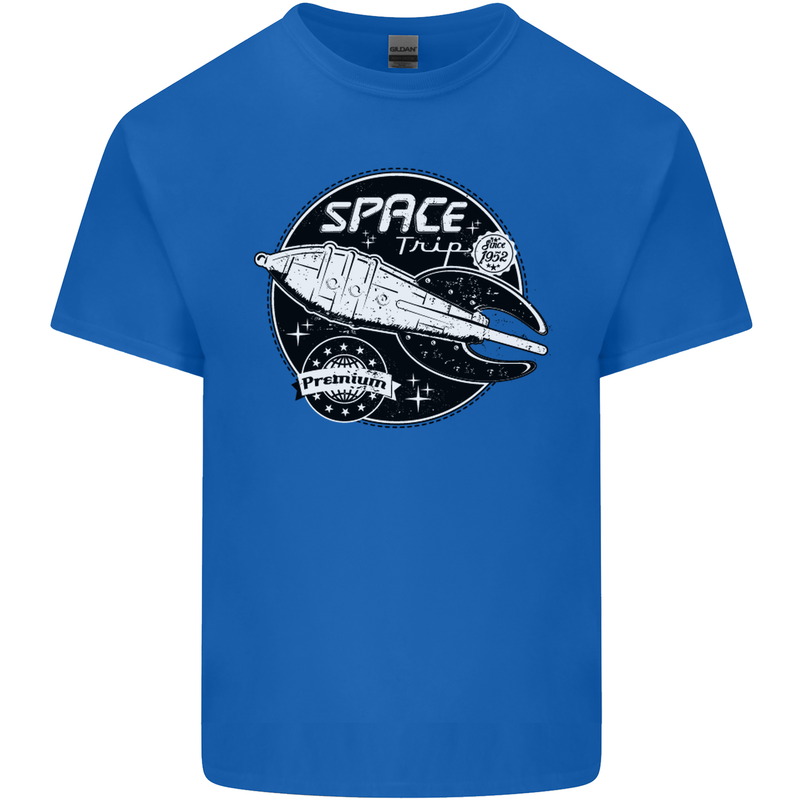 Space Trip Rocket Ship Astronaut Kids T-Shirt Childrens Royal Blue