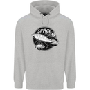 Space Trip Rocket Ship Astronaut Mens 80% Cotton Hoodie Sports Grey