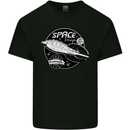 Space Trip Rocket Ship Astronaut Mens Cotton T-Shirt Tee Top Black