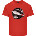 Space Trip Rocket Ship Astronaut Mens Cotton T-Shirt Tee Top Red
