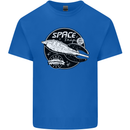 Space Trip Rocket Ship Astronaut Mens Cotton T-Shirt Tee Top Royal Blue