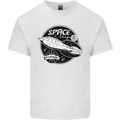 Space Trip Rocket Ship Astronaut Mens Cotton T-Shirt Tee Top White