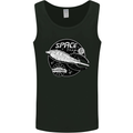 Space Trip Rocket Ship Astronaut Mens Vest Tank Top Black