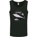 Space Trip Rocket Ship Astronaut Mens Vest Tank Top Black