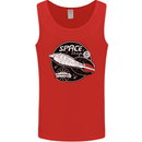 Space Trip Rocket Ship Astronaut Mens Vest Tank Top Red