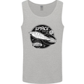 Space Trip Rocket Ship Astronaut Mens Vest Tank Top Sports Grey