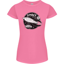 Space Trip Rocket Ship Astronaut Womens Petite Cut T-Shirt Azalea