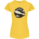 Space Trip Rocket Ship Astronaut Womens Petite Cut T-Shirt Yellow