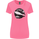 Space Trip Rocket Ship Astronaut Womens Wider Cut T-Shirt Azalea